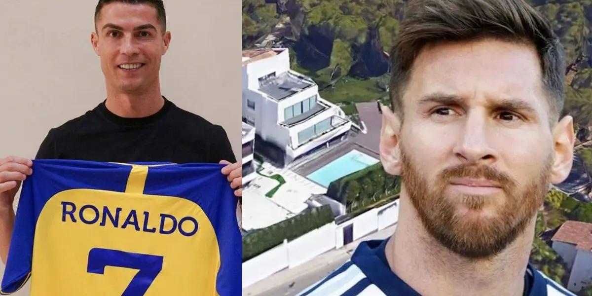 Cristiano Ronaldo will play in Saudi Arabia and this is the difference between his home and Lionel Messi's