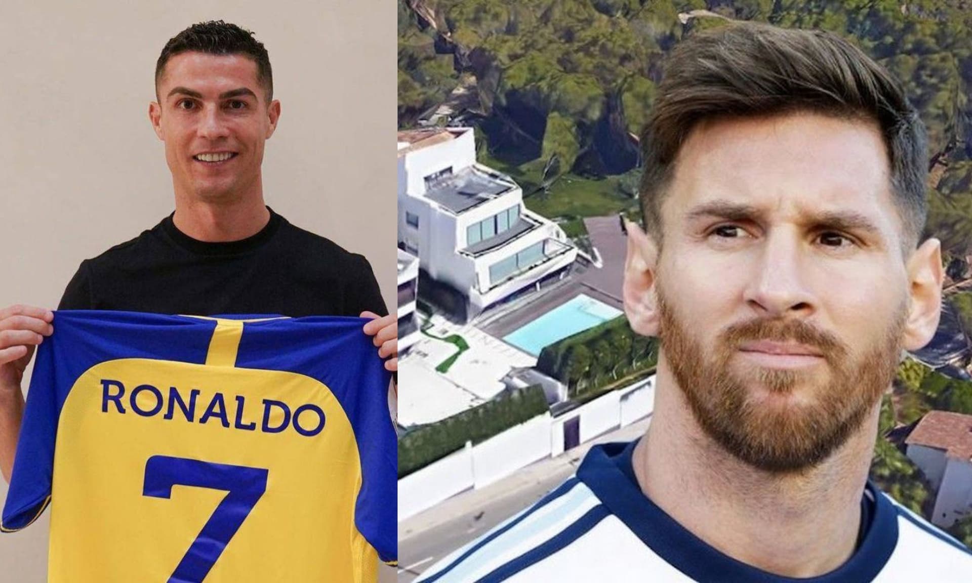 Cristiano Ronaldo will play in Saudi Arabia and this is the difference between his home and Lionel Messi's