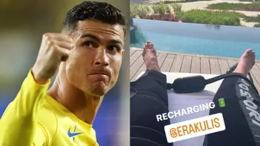 While Cristiano Ronaldo relaxes, fans worry about his social media post 