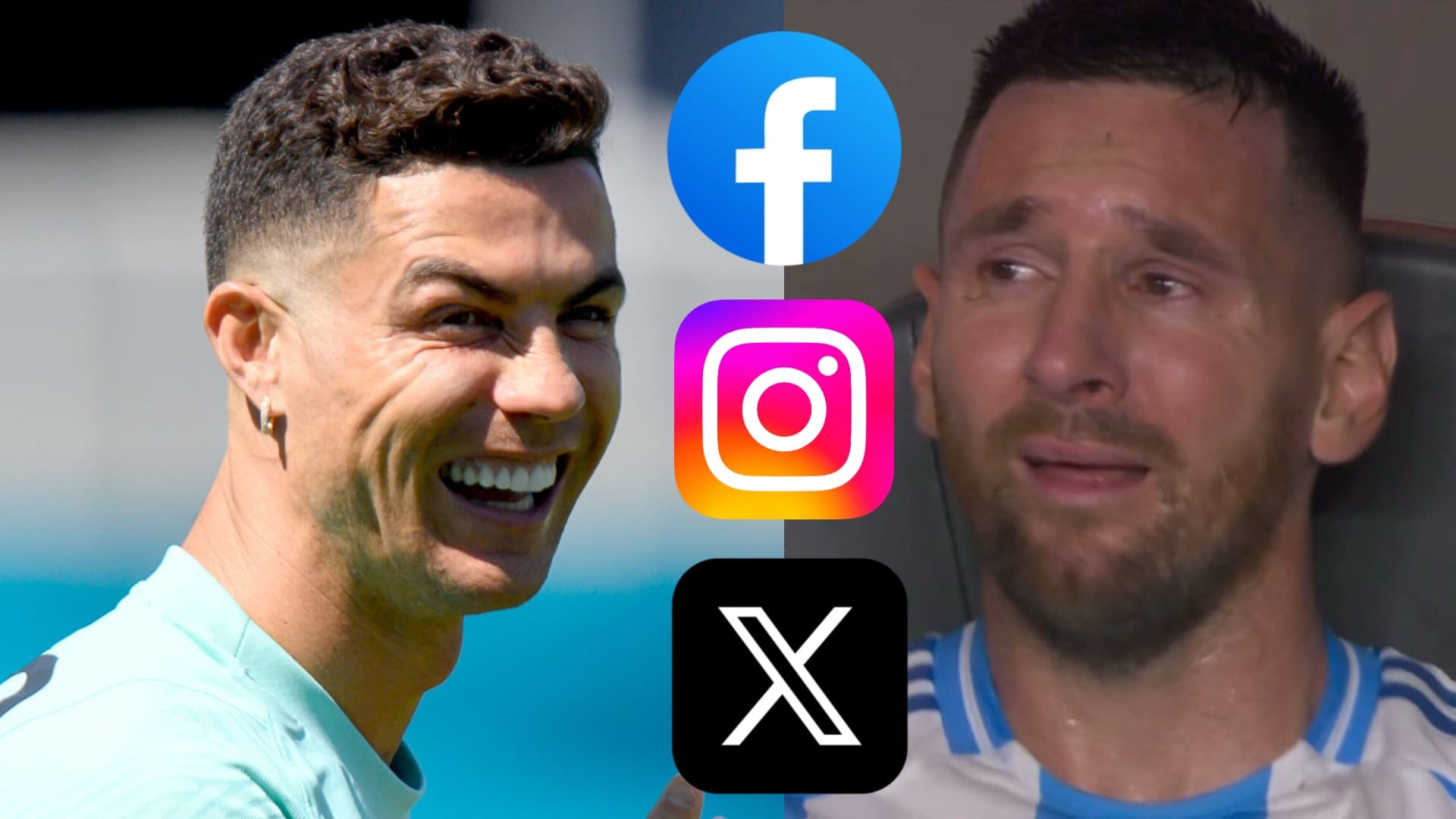 Cristiano Ronaldo y Messi. PHOTO: Marca