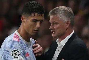 Cristiano Ronaldo's first upset at Manchester United. The Sun newspaper reveals a recrimination he made to his coach Ole Gunnar Solskjaer.
