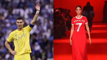 (VIDEO) Cristiano's girlfriend wears a signed Ronaldo jersey on red carpet
