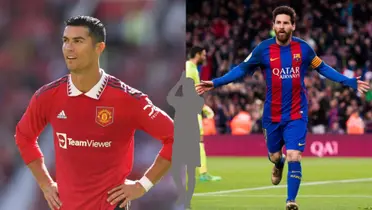 Cristiano Ronaldo's old teammate decided to celebrate like his idol Lionel Messi.