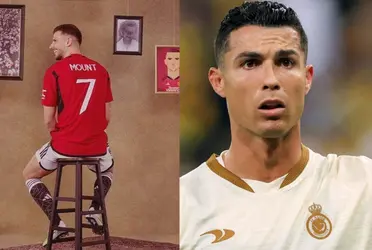 Cristiano Ronaldo's reaction to Mason Mount being given the number 7 shirt