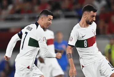 Cristiano Ronaldo's side took home the 3 points after their 1-0 win at Bratislava, Slovakia.