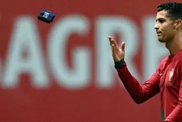 Cristiano was visibly frustrated during the match against Spain