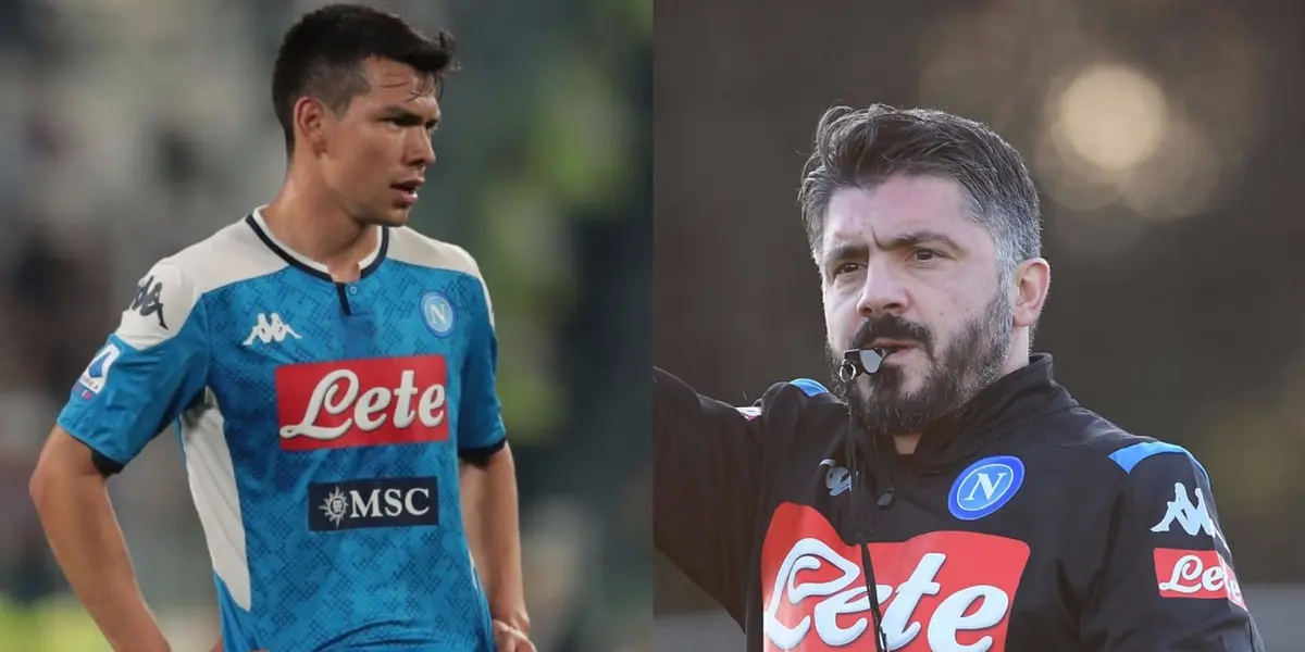 Critics are raining over Gennaro Gattuso as it seems that the coach has lost confidence in a player. They remembered the coach how it went out with Hirving Lozano