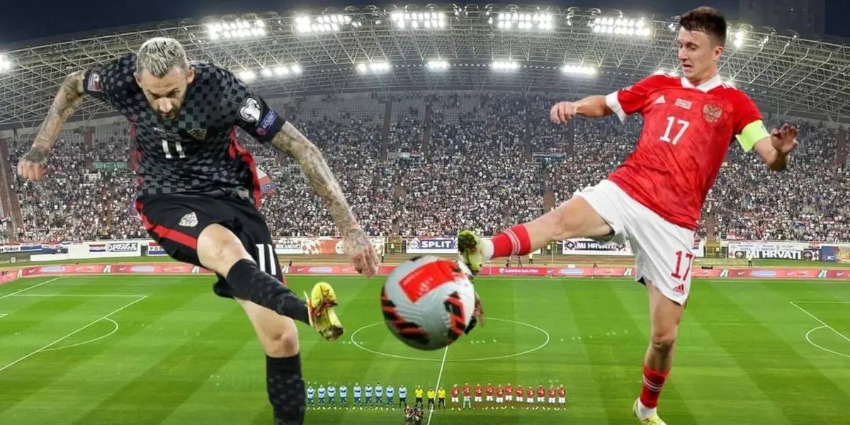 Croatia and Russia are playing to decide who goes through automatically to the 2022 World Cup. Who is the most valuable player in each squad?