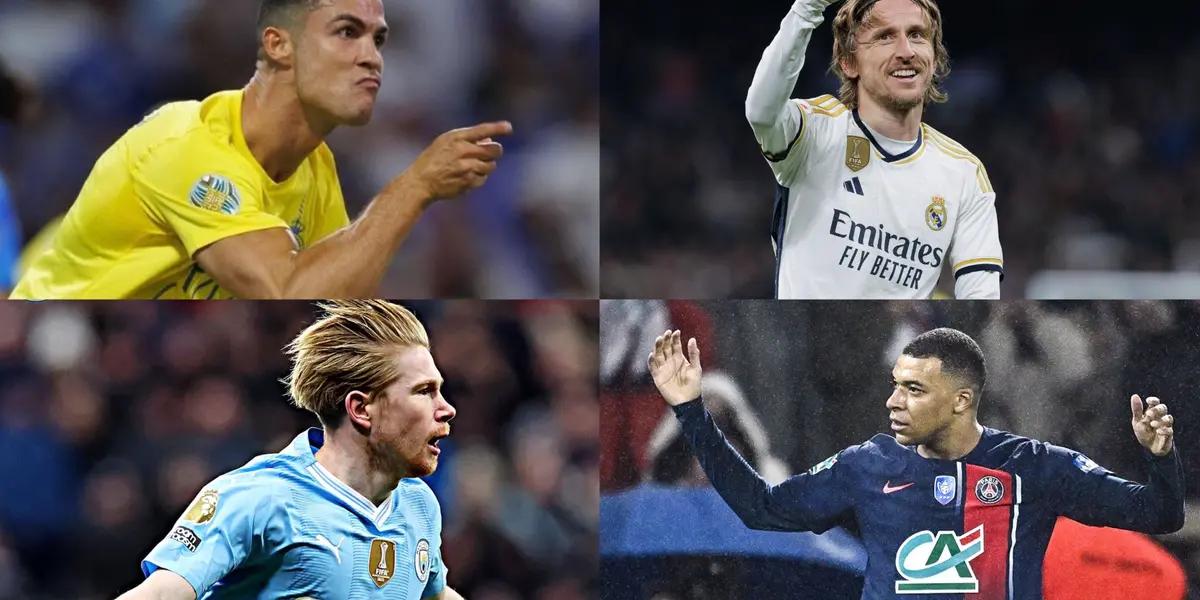 Crsitiano Ronaldo's Portugal will play Luka Modric's Croatia while De Bruyne's Belgium will play Mbappe's France.