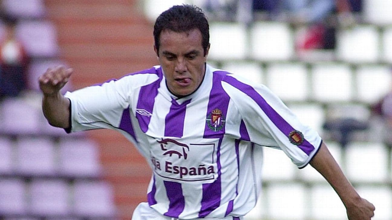 Cuauhtémoc Blanco scored his first goal for Real Valladolid with a stunning freekick in the 88th minute against Real Madrid at the Santiago Bernabeu. His teammates lost four million pesetas because they bet that they would lose the the game. The score ended 1-1.