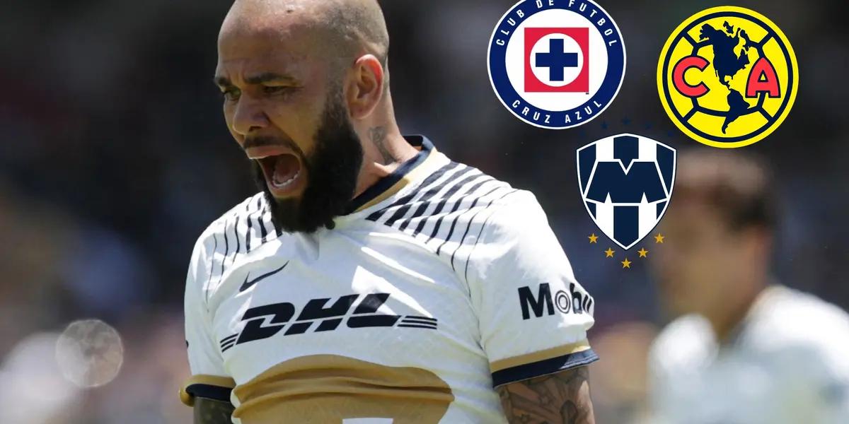 Dani Alves realized the mistake he made in signing for Pumas and is now looking for another club that will consider signing him.
