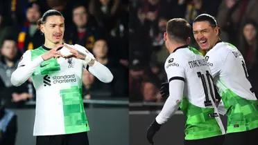 Darwin Nunez scores a brace in Liverpool's 5-1 win against Sparta Prague.