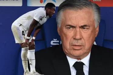 Davi Alaba had to be substituted at the 41’ minute due to an injury.