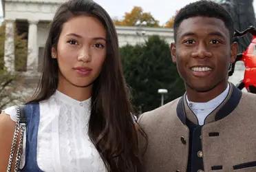 David Alaba is from a family and he has a partner that moved with him to Madrid from Germany.