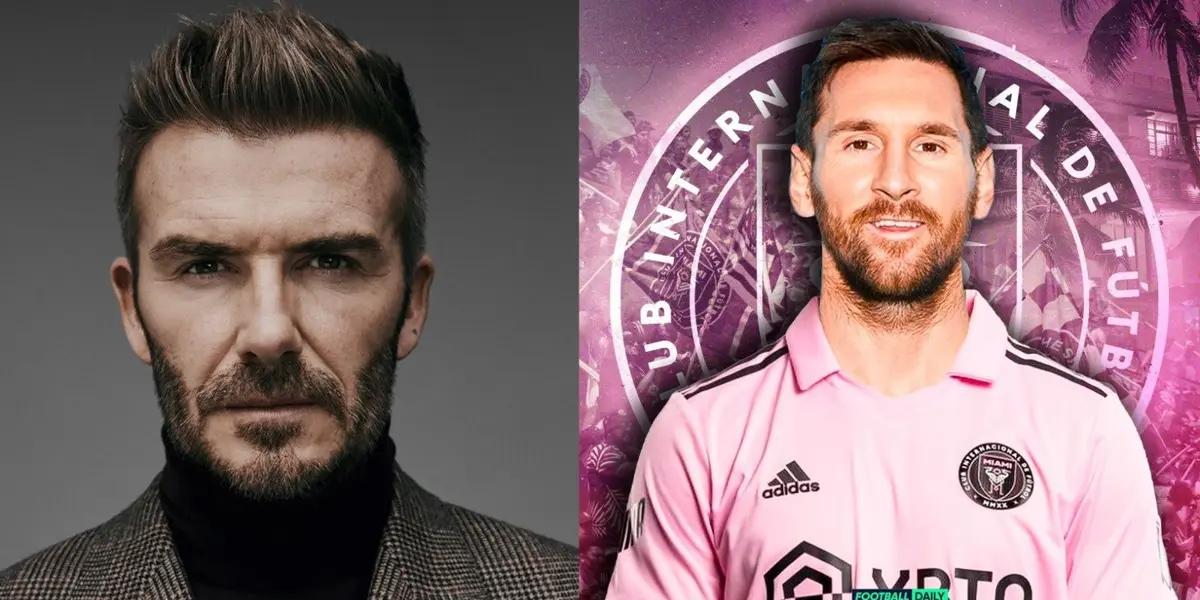 David Beckham has a real problem here.