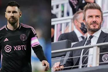 David Beckham is proud of being able to have Messi in Miami.