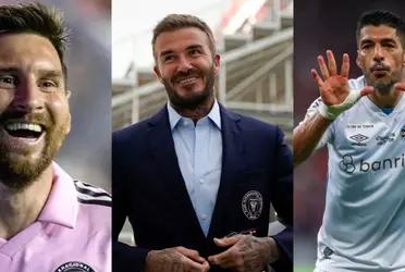 David Beckham is thinking to break one current contract to hire the Uruguayan killer.