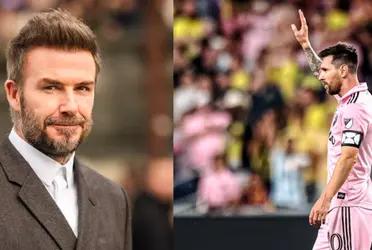 David Beckham only had praises for Lionel Messi