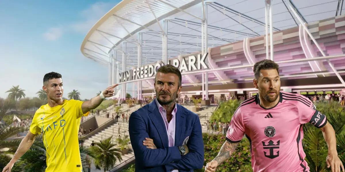 David Beckham thinks of a big investment if Ronaldo joins Inter Miami with Messi.