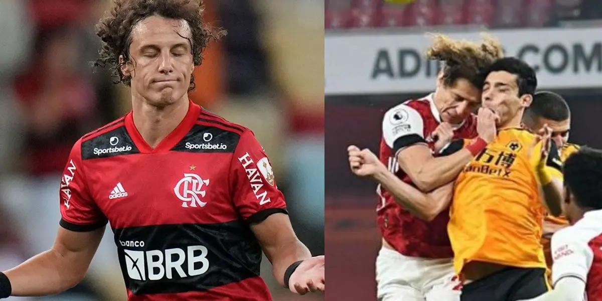 David Luiz was responsible for ending Raúl Jiménez's career, and now the player is in poor health.