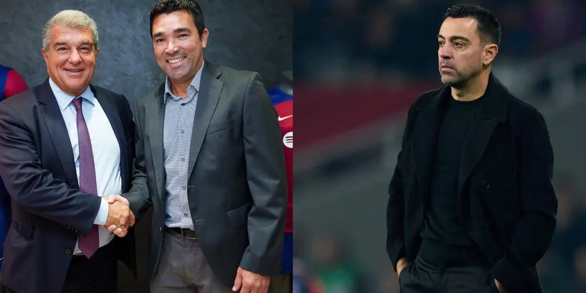 Deco appreciates Xavi's time at Barca but does publicly speak about some mistakes.