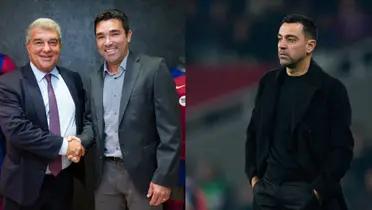 Deco appreciates Xavi's time at Barca but does publicly speak about some mistakes.