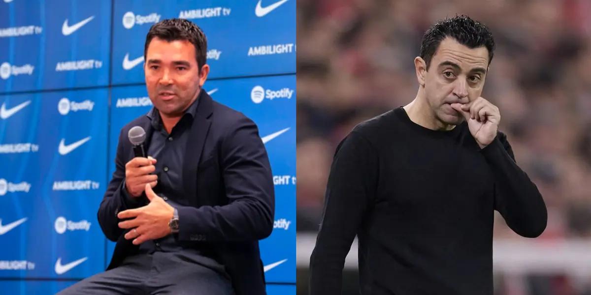 Deco denies any broken relationship with Xavi at FC Barcelona in recent interview.