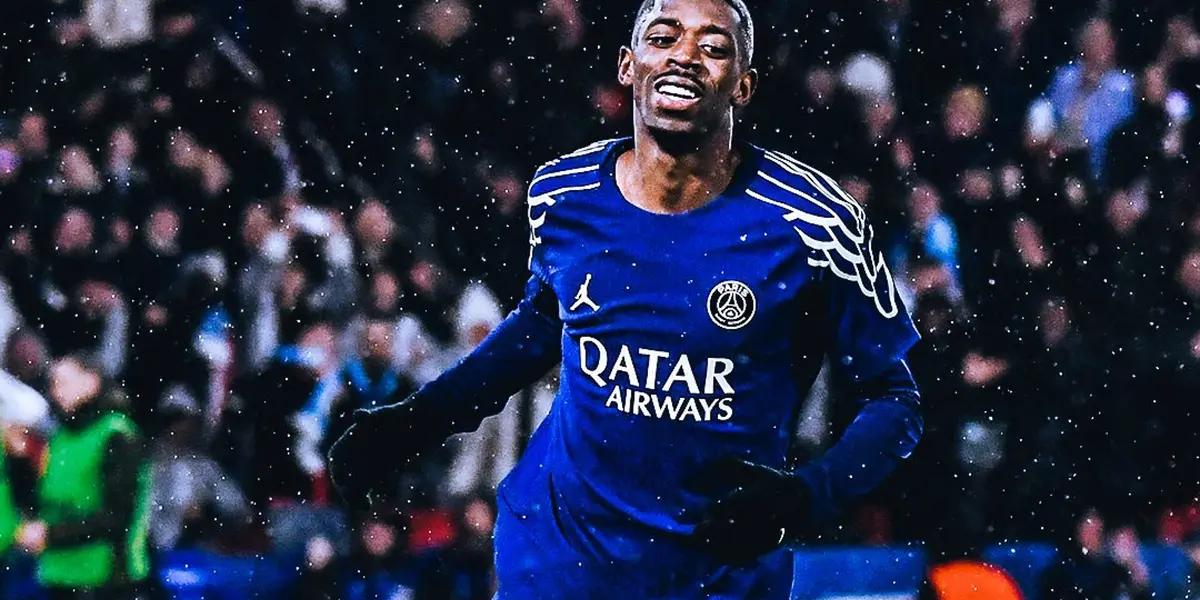 Dembele popped up at the expected moment and scored to make it 2-0.