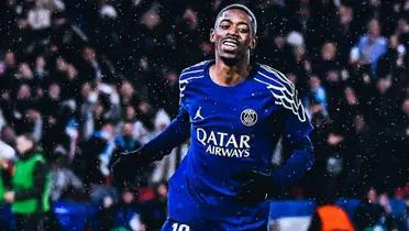 Dembele popped up at the expected moment and scored to make it 2-0.