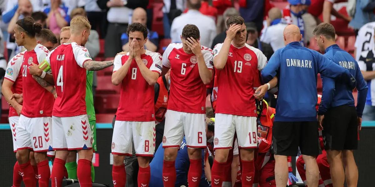 Denmark National team during the Euro 2021. (Source: Eurosport)