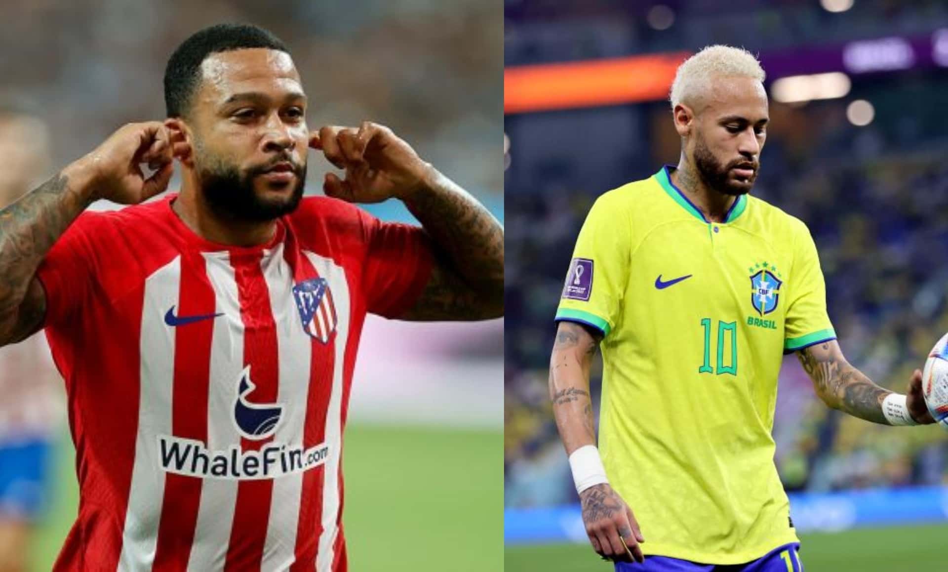 Depay words on Neymar