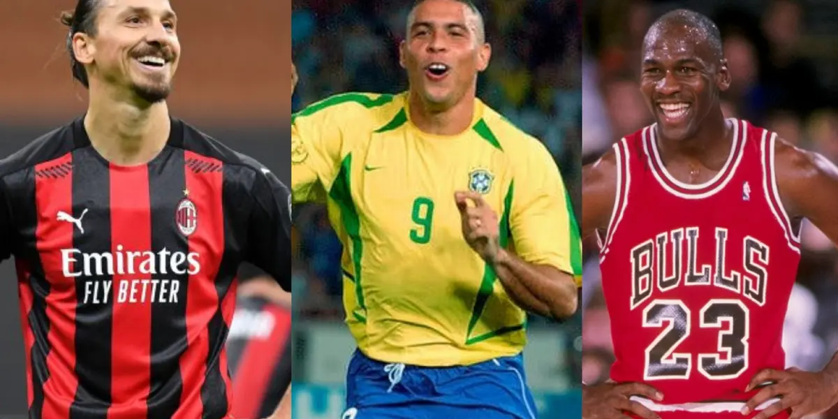Despite being from different eras, Ronaldo, Michael Jordan and Ibrahimovic could meet in a tournament to see who will finally be the best among them
