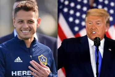 Despite being Mexican, the LA Galaxy forward showed his position after it was known that Biden had beaten Donald Trump