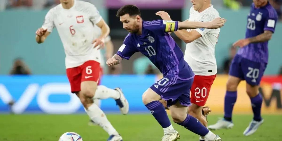 Despite having missed a penalty, the captain of the Argentine team was a nightmare for Europeans