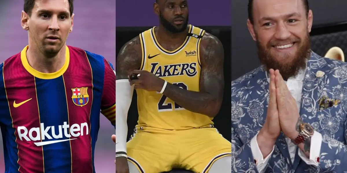 The 10 highest paid athletes in 2021: Messi, Conor McGregor, LeBron James, Tom Brady and more