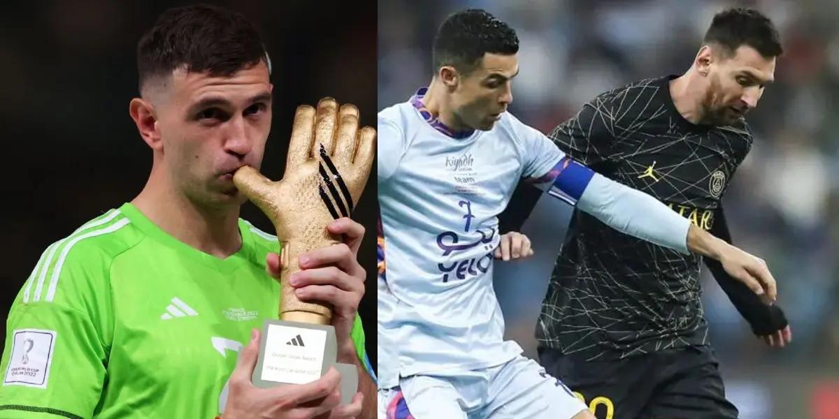 Dibu Martínez and the opportunity to play with one of the international football stars