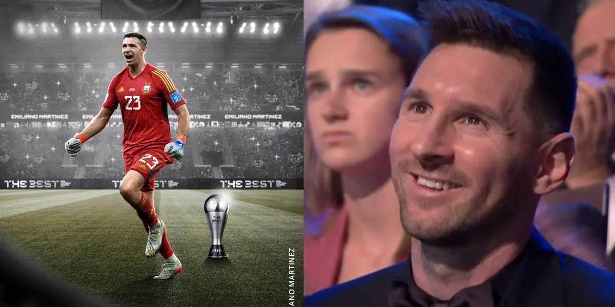 Dibu Martinez surprised with his mature speech upon winning 'The Best' goalkeeper.