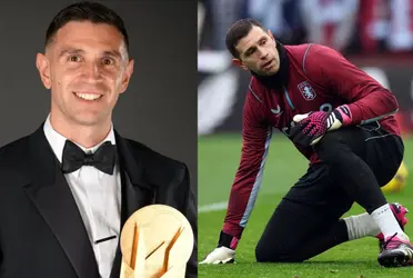 He won the award for the best goalkeeper, the mistake of Dibu Martinez that goes viral