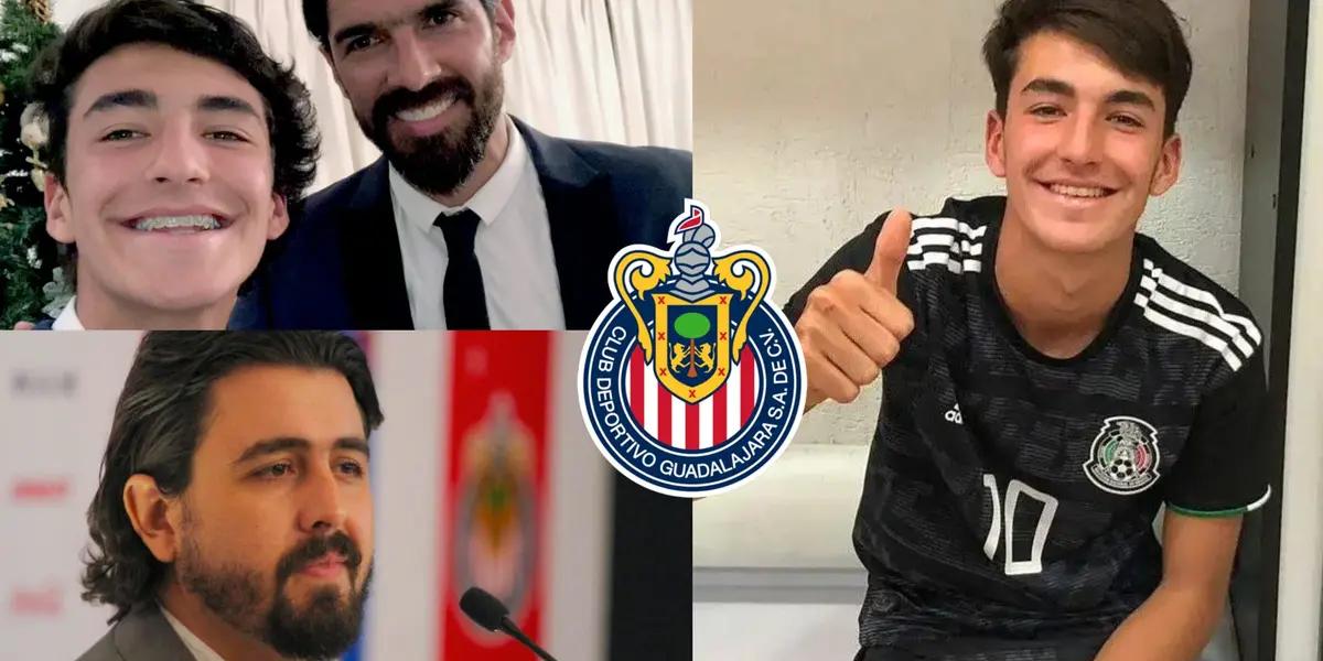 Diego Abreu is the son of the mitic Sebastián Abreu, is Mexican by birth and talked about playing for Chivas.