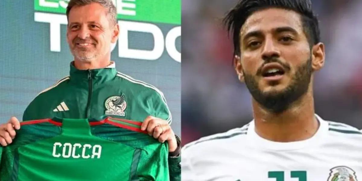 Diego Cocca said that the doors are open for everyone, for El Tri, but to return, Carlos Vela would have to give up a luxury.