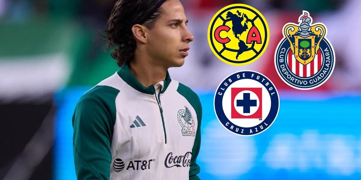 Diego Lainez has no minutes at Braga. In Mexico there is a team that could give him a chance and minutes to play.