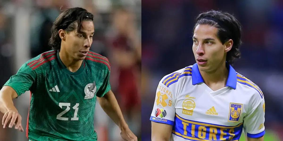 Diego Lainez no longer only suffers in Tigres, but even receives a new low blow