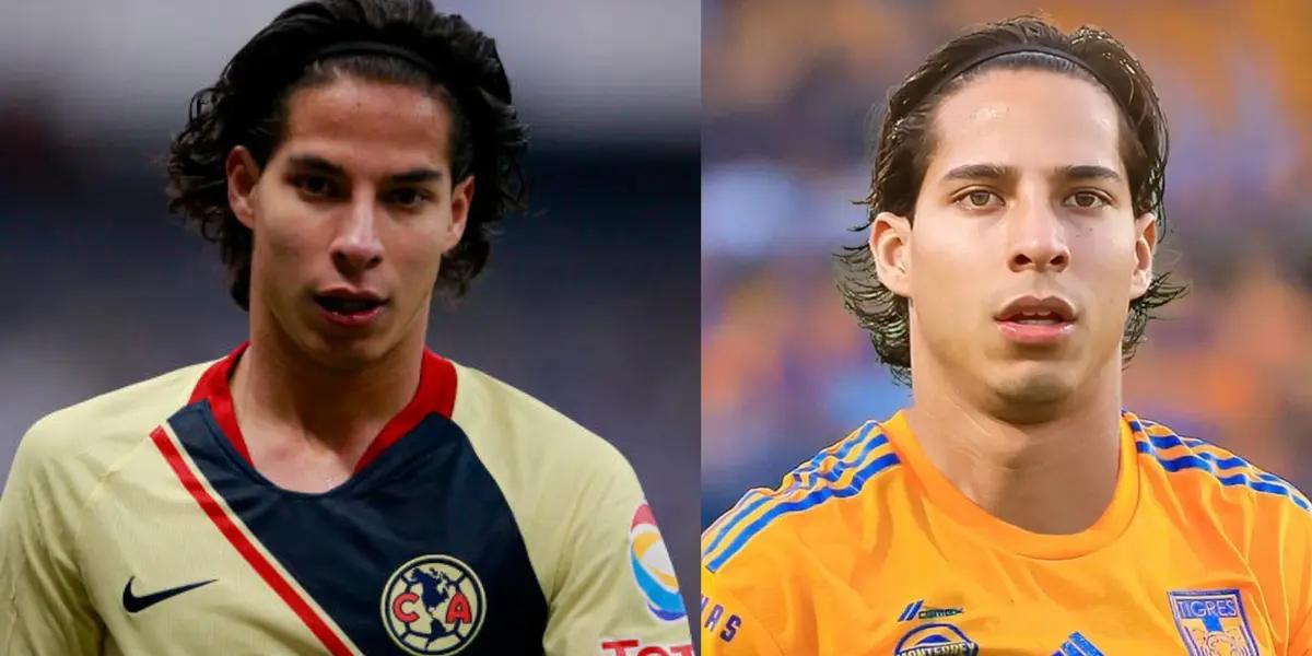 Diego Lainez returned to Tigres. The Mexican fan questioned the return and this was his reaction to seeing the crowd.