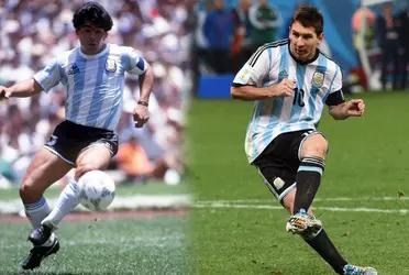 Diego Maradona and Lionel Messi are the two best players in Argentine history and there is a coincidence of the day of their debut that few.