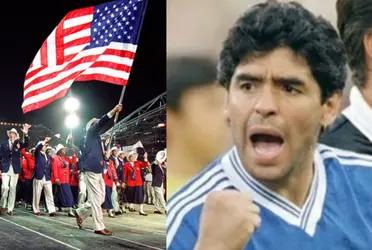 Diego Maradona had a personal problem with the United States because of its position in favor of Cuba, but there were two athletes who knew how to win his affection and admiration.