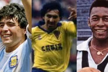 Diego Maradona once said that there was a better player than him and that Pele and now I pay tribute to him more than a week after his death