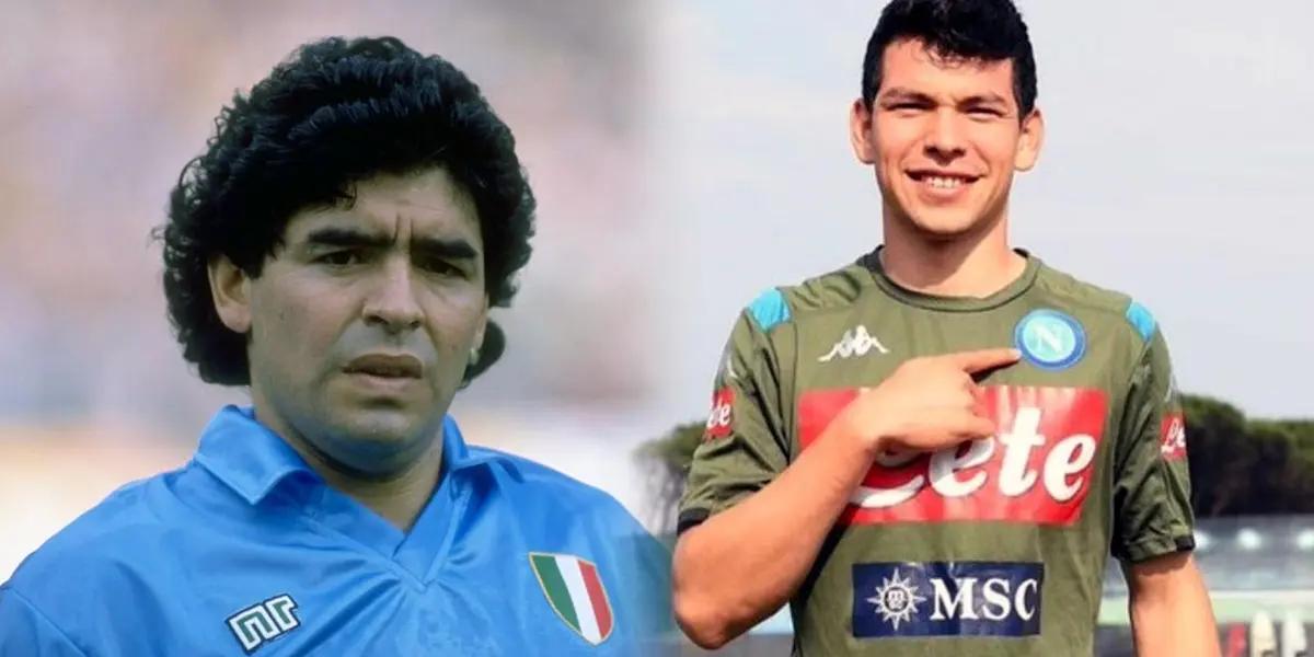 Diego Maradona wanted to buy Hirving Lozano for his Belarusian team but after the denied, he achieved something very important for the career of the Napoli player.