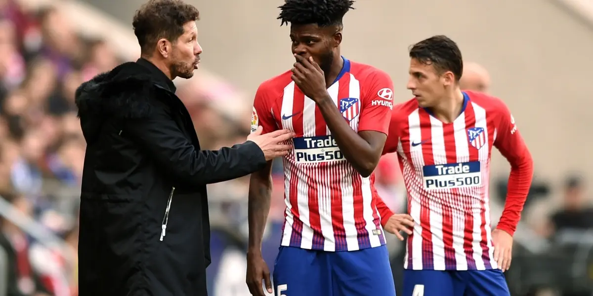 Diego Simeone regrets having let Partey go to Arsenal since he was a forward with a great future. 