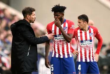 Diego Simeone regrets having let Partey go to Arsenal since he was a forward with a great future.