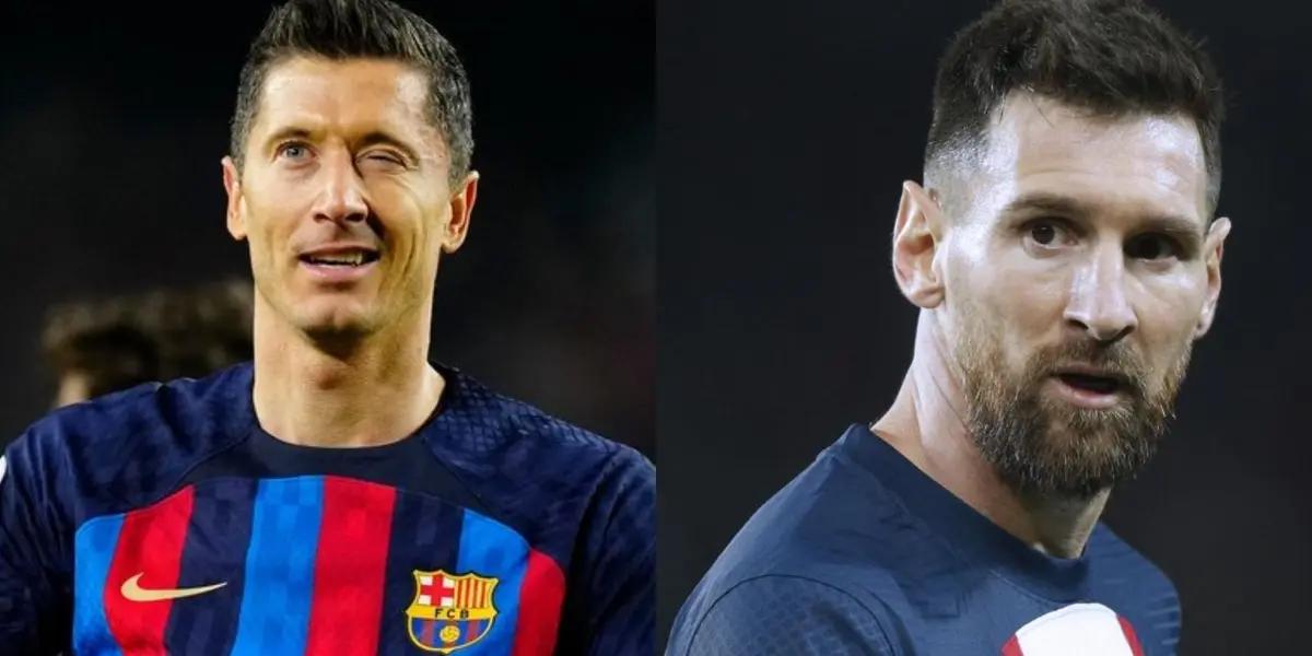Does Lewandowski want Messi to come back to Barca?